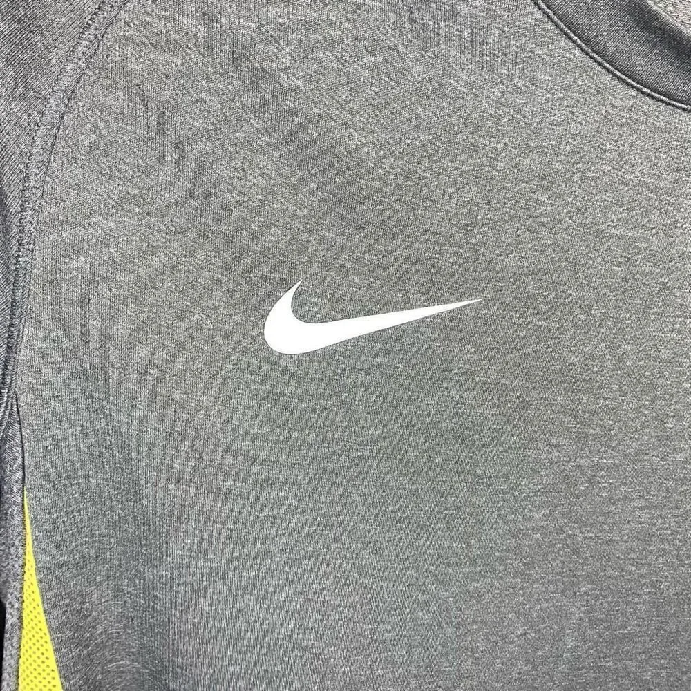 Nike Manchester United Gray Medium Dri Fit Training Jersey T Shirt (q1)